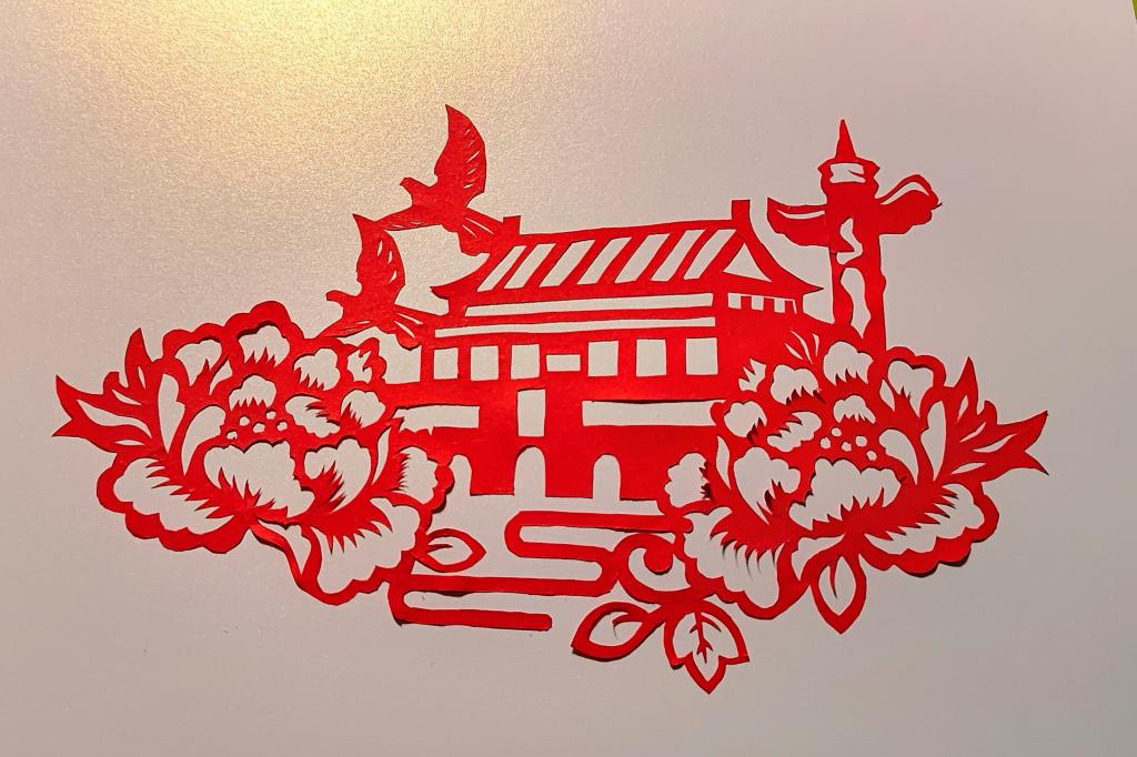国庆节剪纸教程图片